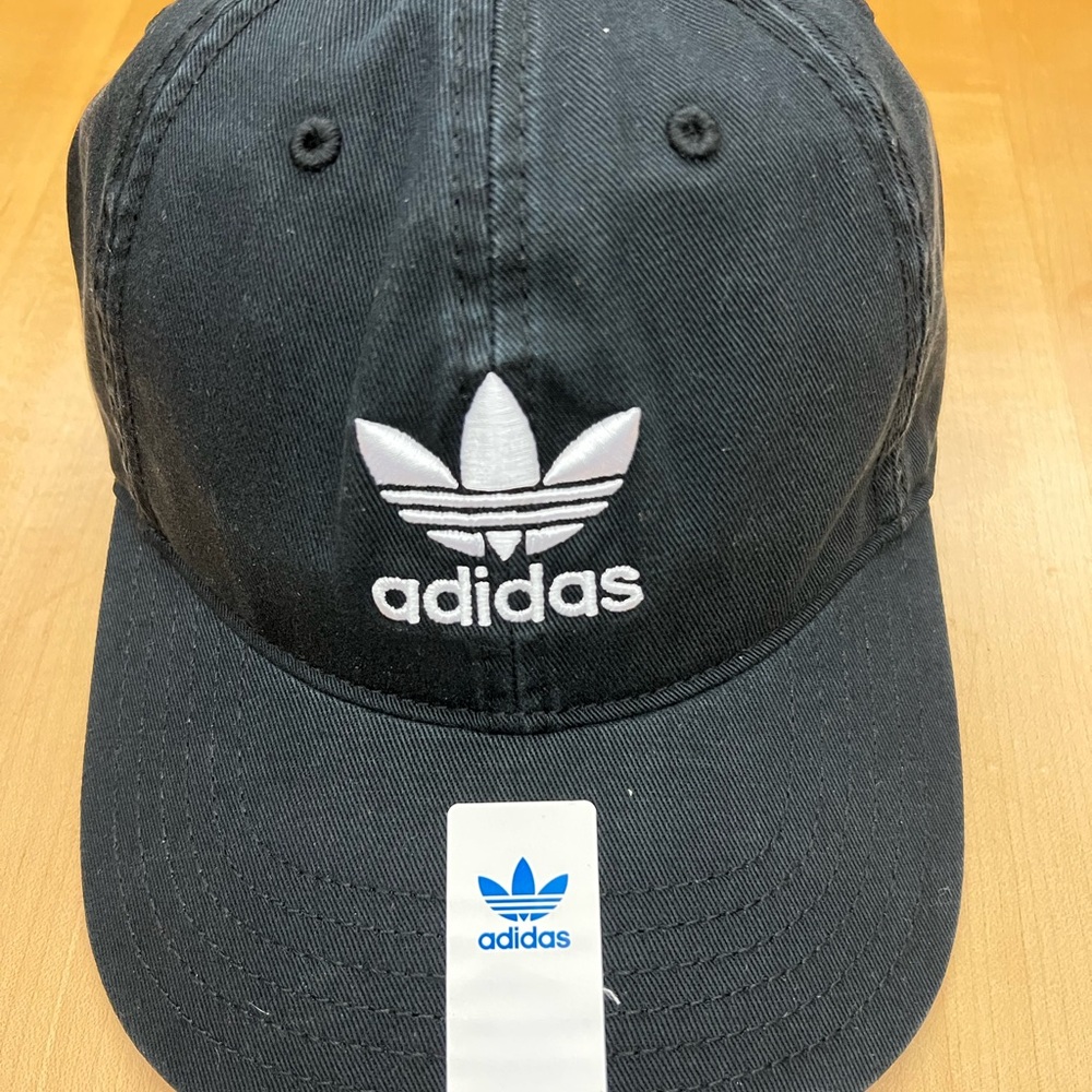 Adidas Black Cap with Embroidered Logo